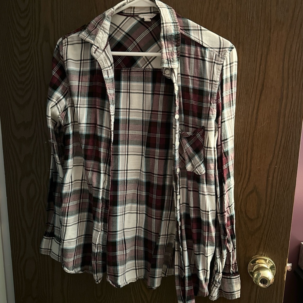 Aeropostale Button Up Flannel Shirt